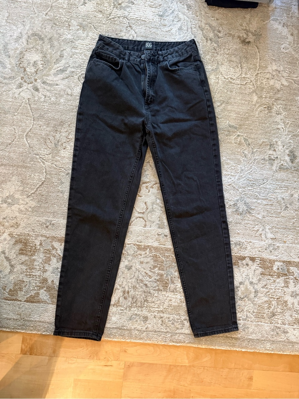 BDG Black High-Rise Tapered Women's Jeans